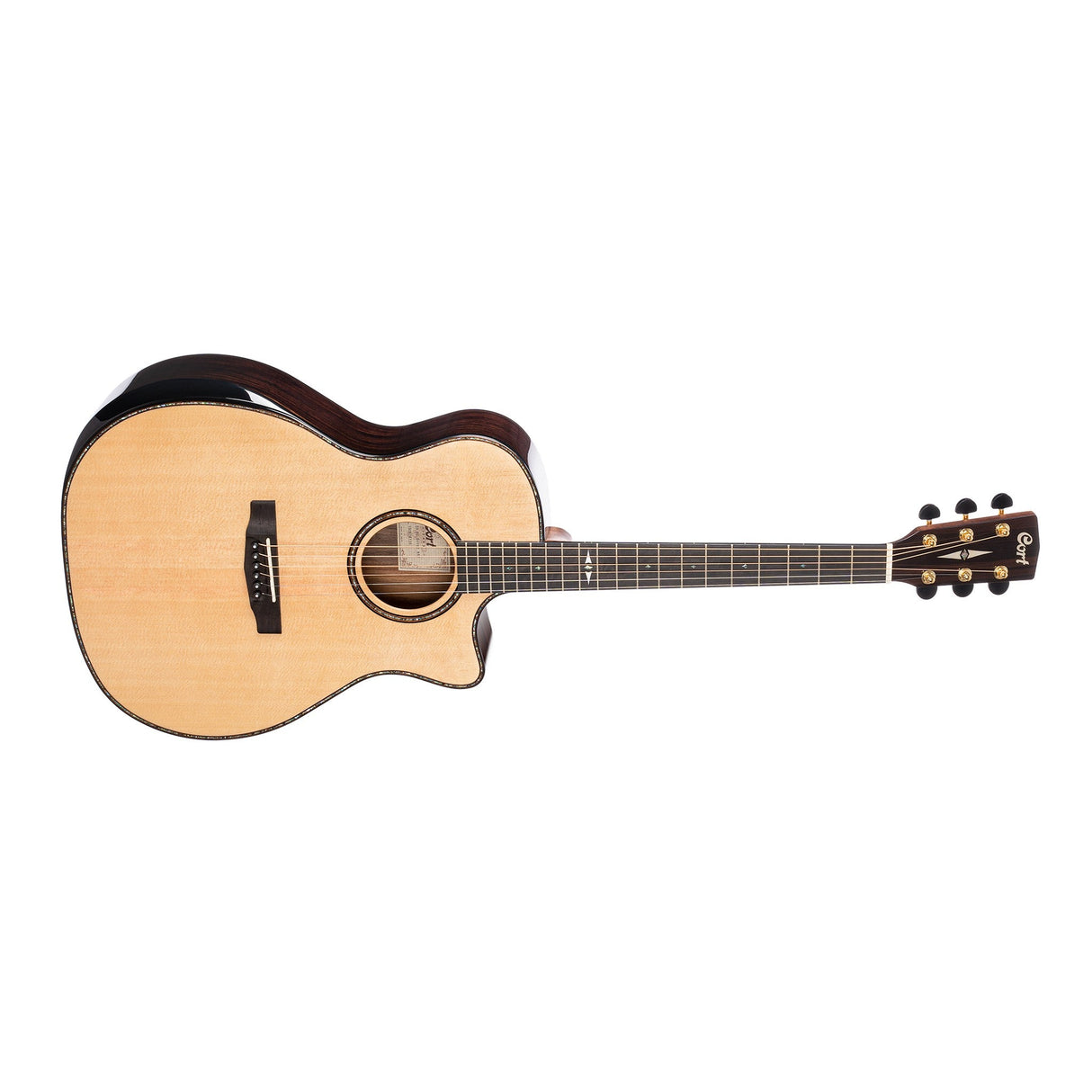 Cort GA-PF Bevel Acoustic-Electric Guitar Pao Ferro Natural - guitar