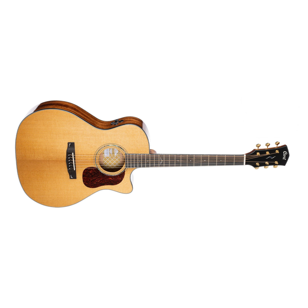 Cort GOLD A6 Acoustic-Electric Guitar Natural - guitar