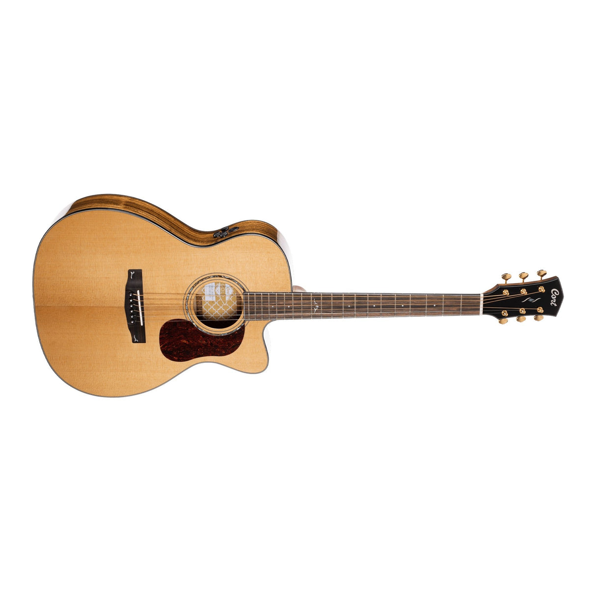 Cort GOLD OC6 Acoustic-Electric Guitar Bocote Natural - guitar