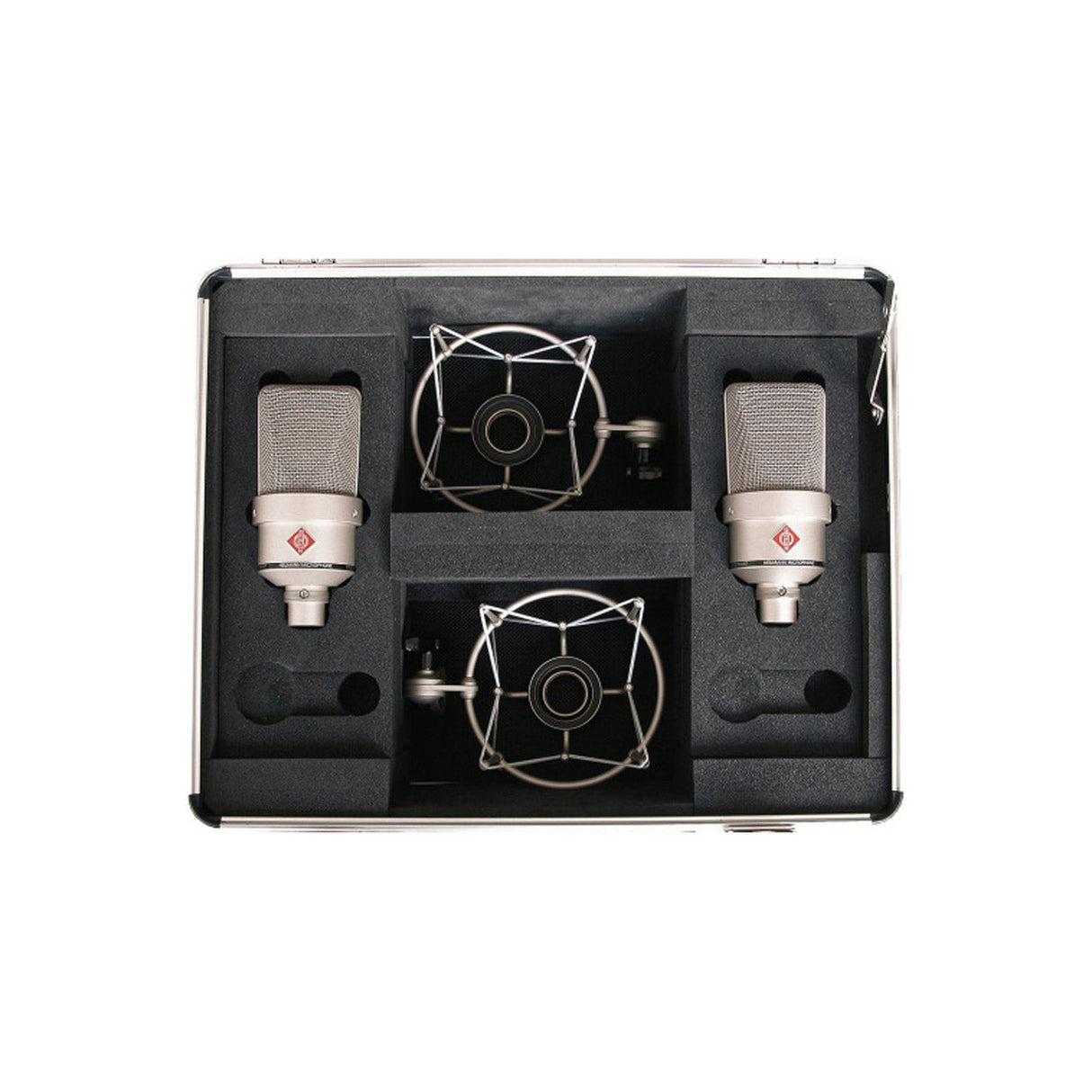 Neumann TLM 170 R Stereo Factory-Matched Stereo Set of Two TLM170R with EA170 in Mic Briefcase Nickel
