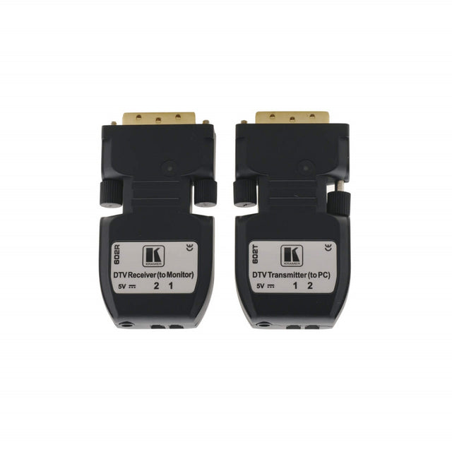 Kramer 602R/T Detachable DVI Optical Transmitter and Receiver
