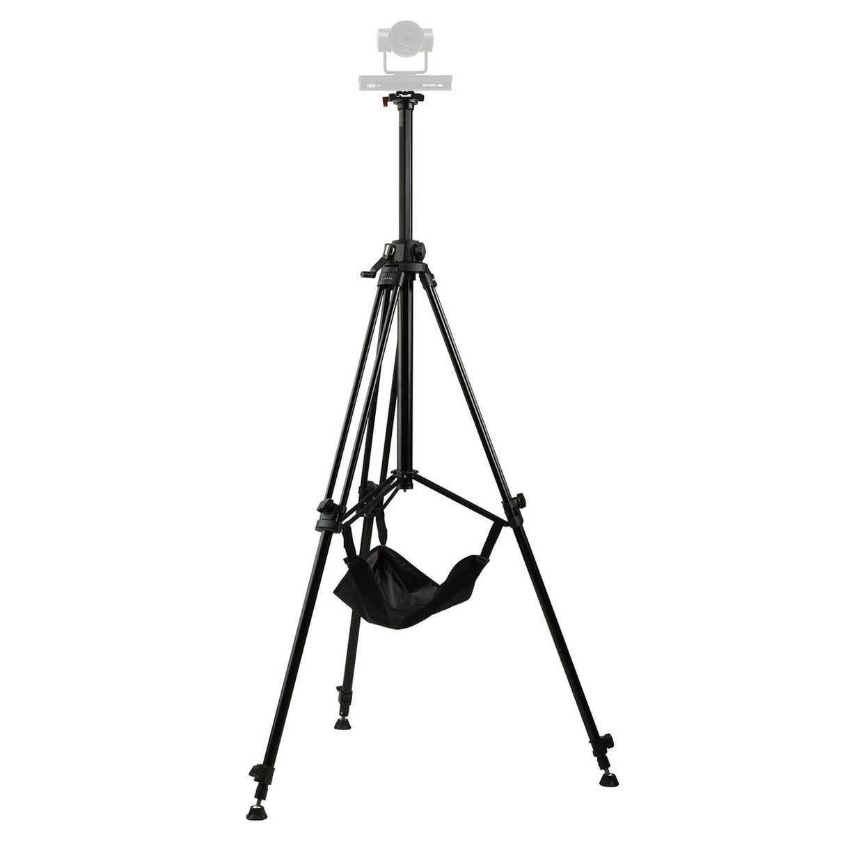E-Image GA230-PTZ Aluminum Tripod with Rising Center Column and Quick Release Plate for PTZ Cameras