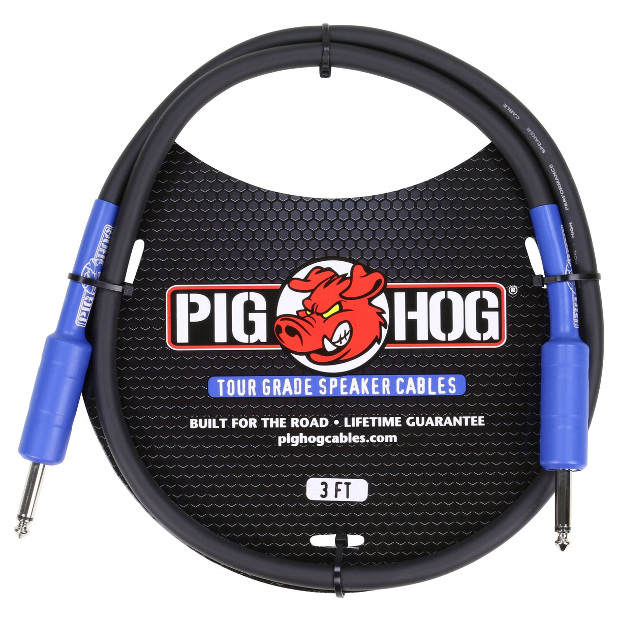 Pig Hog PHSC3 Speaker Cable 3ft