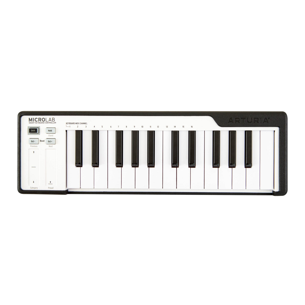 Arturia MicroLab Small 25-Key MIDI Controller Black