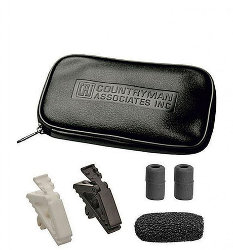 Countryman E6i Omnidirectional Earset Mic for Speaking & Vocals E6IOW6B2SR - Black 2mm Sennheiser Transmitter