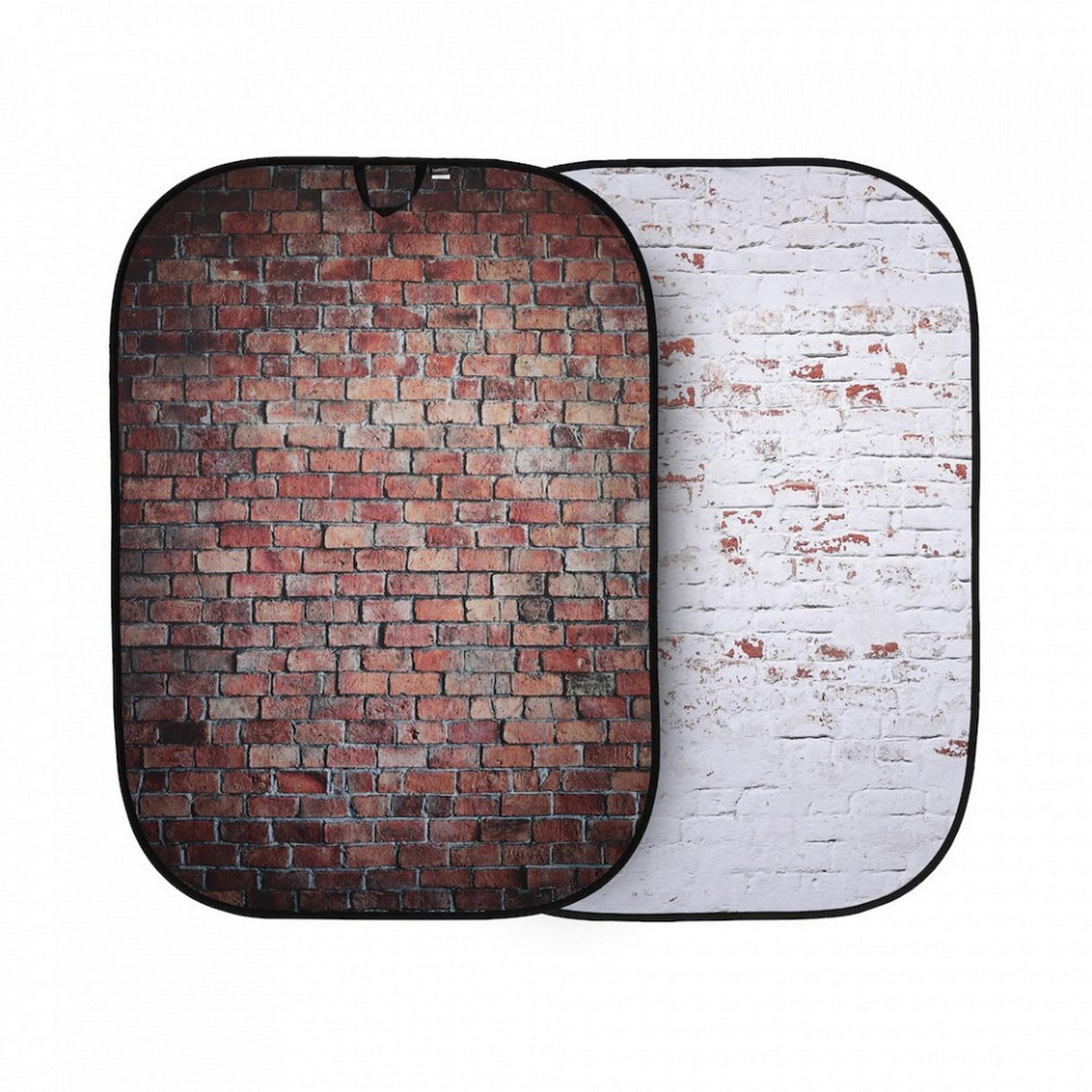 Lastolite LL LB5706 Urban Collapsible Background 5 x 7 Foot Classic Red/Distressed White Brick
