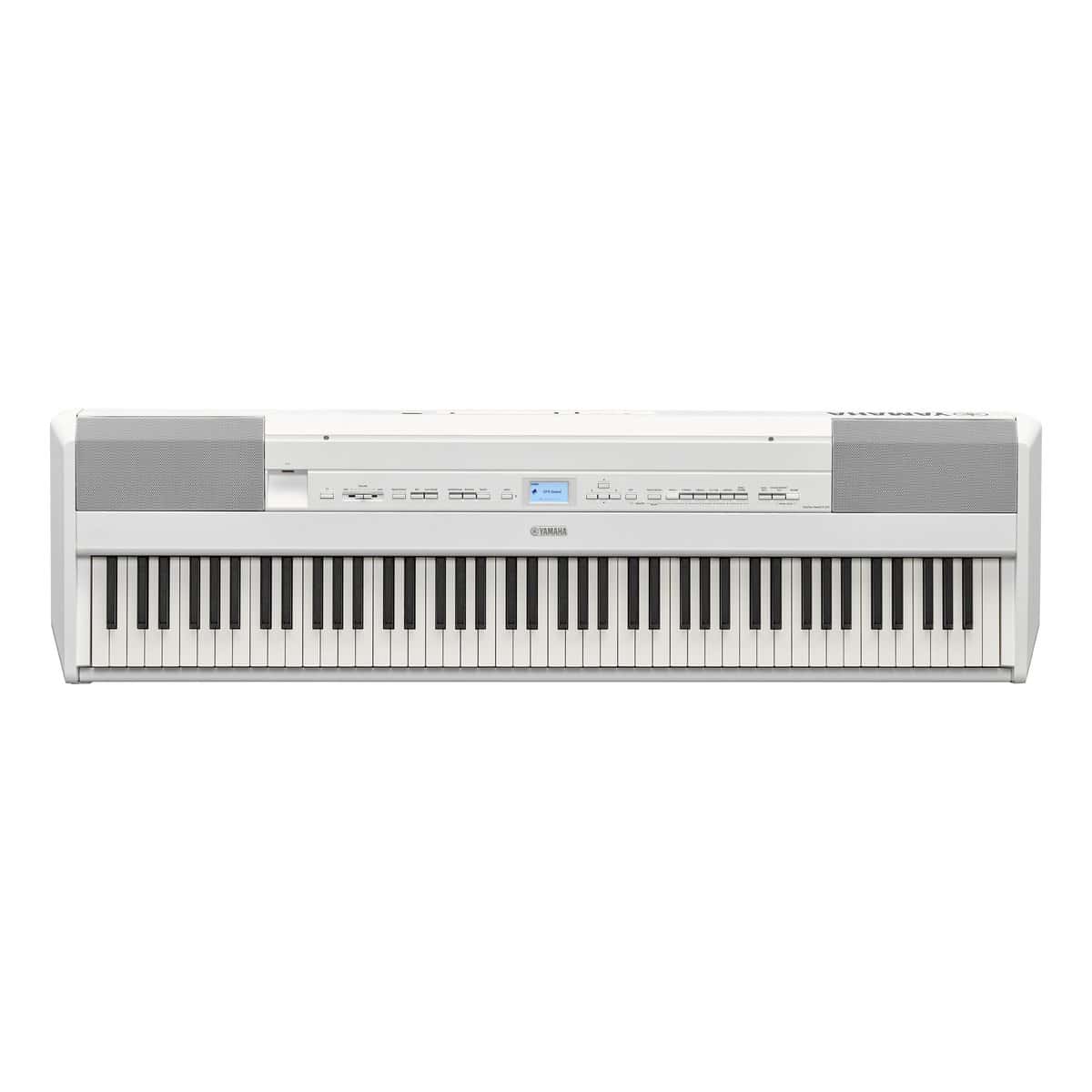Yamaha P-525 88-Note GrandTouch-S Wooden Key Portable Digital Piano White