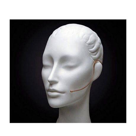 Countryman E6 Flex Omnidirectional Earset Mic for Strong Vocals E6XOW7C2SL - Cocoa 2mm Shure Transmitter