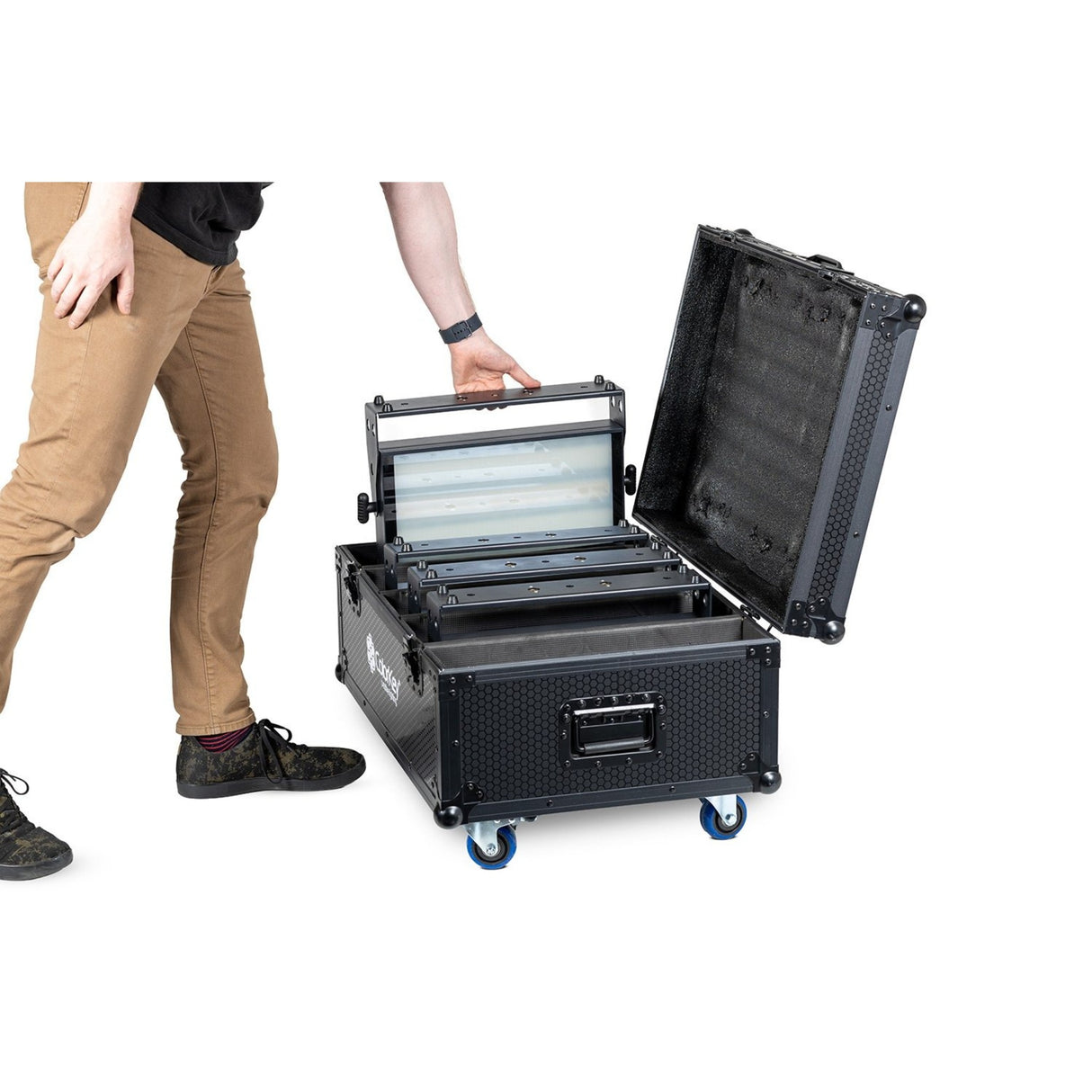ColorKey CKU-9080 Road Case for Inceptor Panel FX (Holds 4 Fixtures)