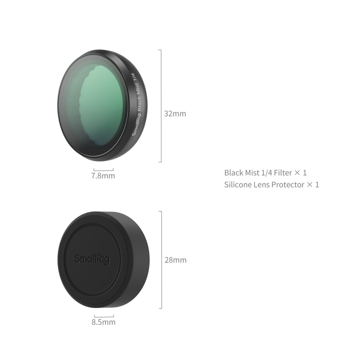 SmallRig 5863 Black Mist Filter Kit for Insta360 GO Ultra