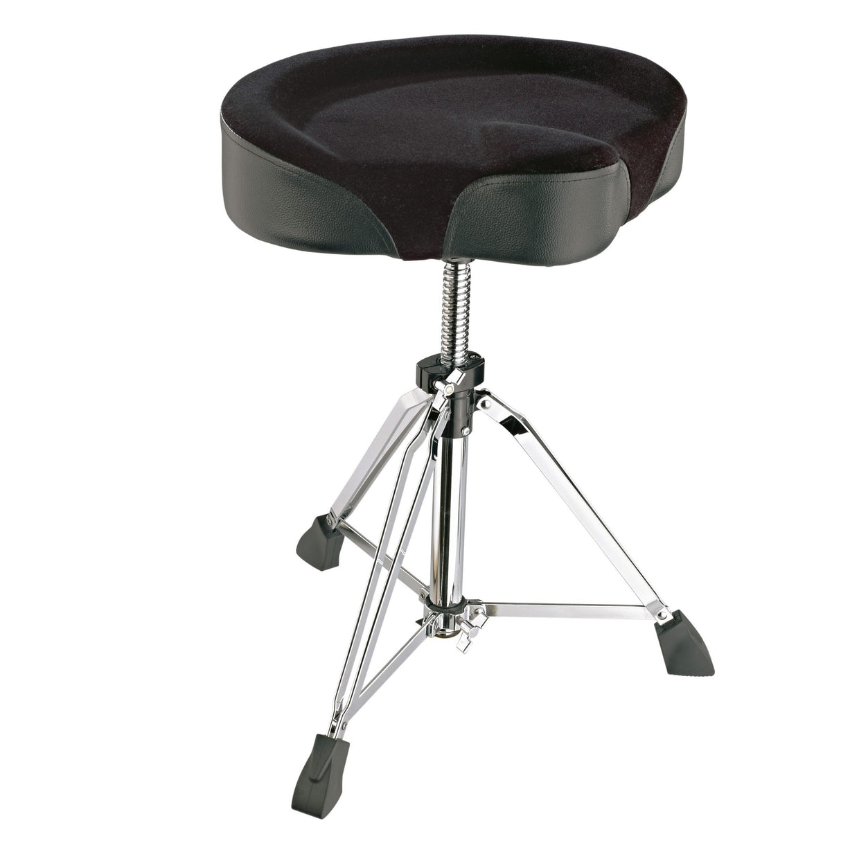 K&M 14039 Spindle Drummers Throne Chair Black Velvet