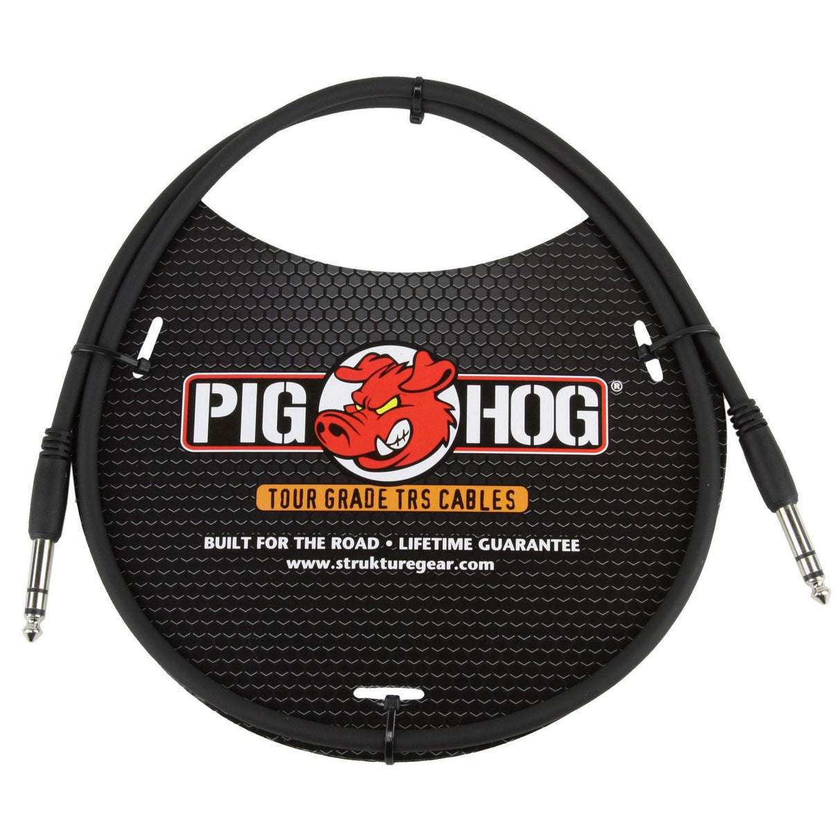 Pig Hog PTRS03 Cable to 1/4-Inch TRS 3 ft