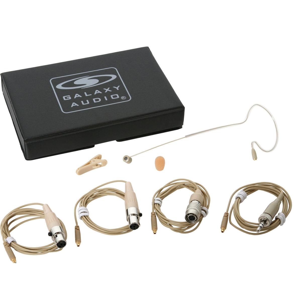 Galaxy Audio ESM8-UBG-4MIXED Unidirectional Ear Microphone with Audio-Technica Galaxy Audio/AKG Sennheiser and Shure