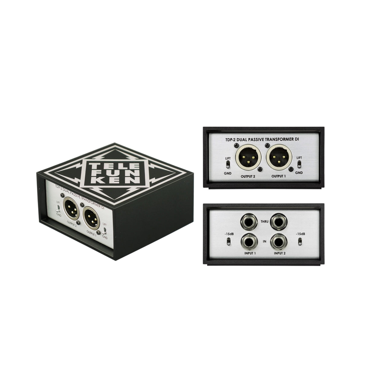 Telefunken TDP-2 Passive Stereo Direct Injection Box