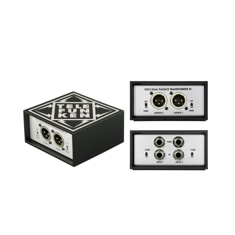 Telefunken TDP-2 Passive Stereo Direct Injection Box