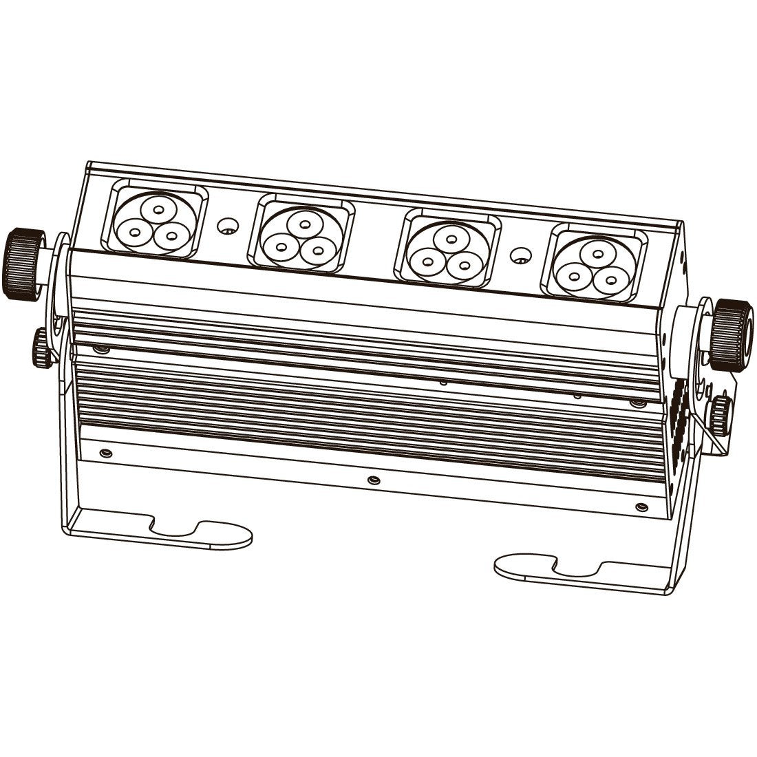 Elation Design LED 36 Tri-Brick 36W Tri-Color LED Fixtures (Used) - used