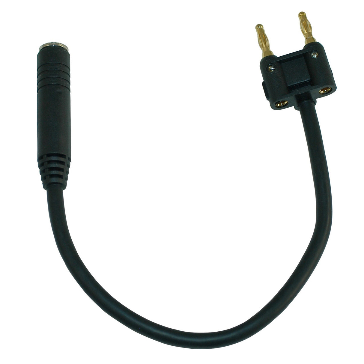 Peavey 16 Gauge Adapter Cable Banana to 1/4 Female Cable 1 Foot