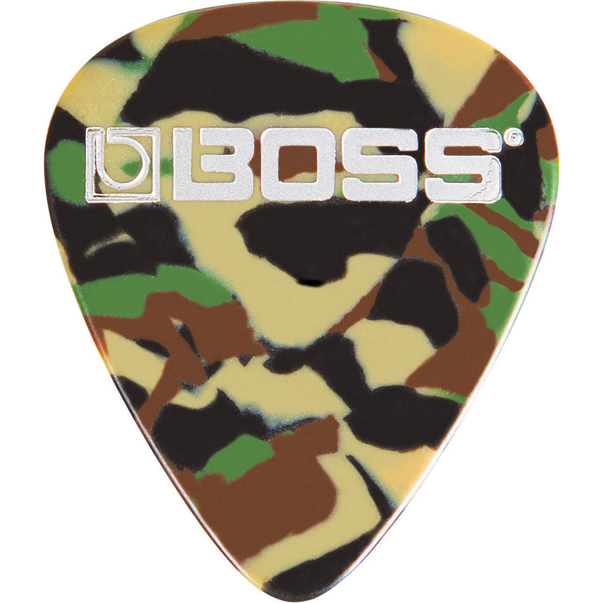 Boss BPK-12-CH Heavy Camo Pack of 12 Guitar Picks - accessories