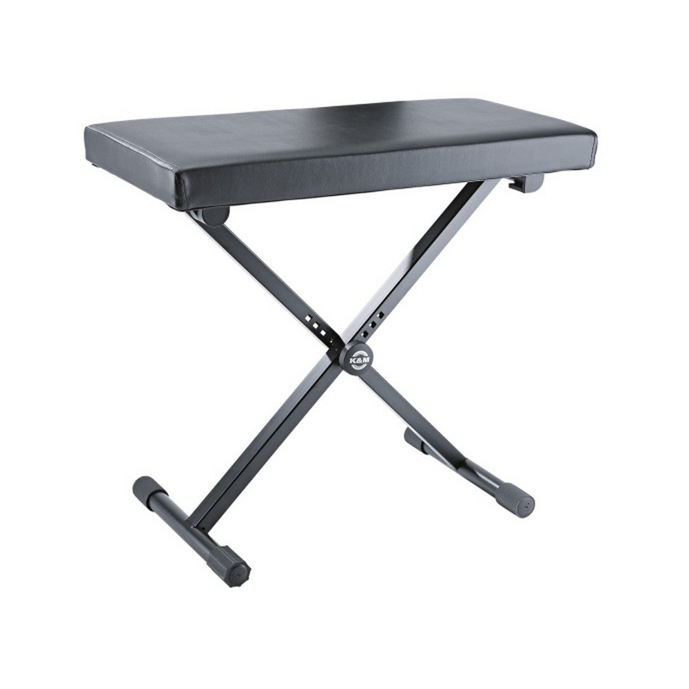 K&M 14075 Keyboard Bench Black Imitation Leather