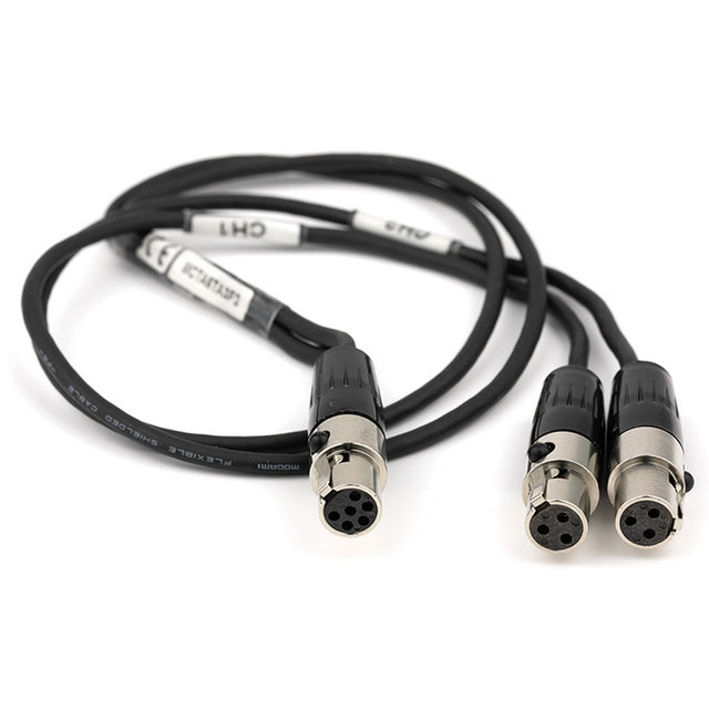 Lectrosonics MCTA6TA3F2 Audio TA6F to Dual TA3F Cable 18-Inch