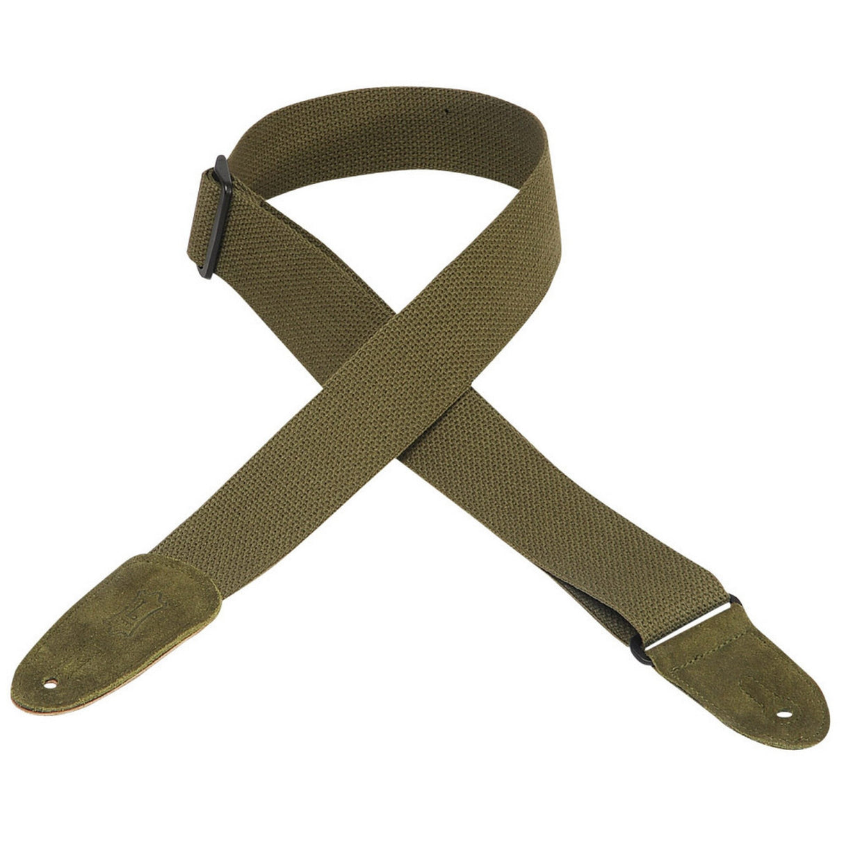 Levy’s Standard Cotton Guitar Strap Green - accessories