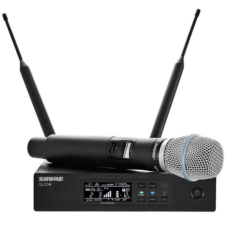 Shure QLXD24/B87A Handheld Wireless System - G50: 470 - 534 MHz