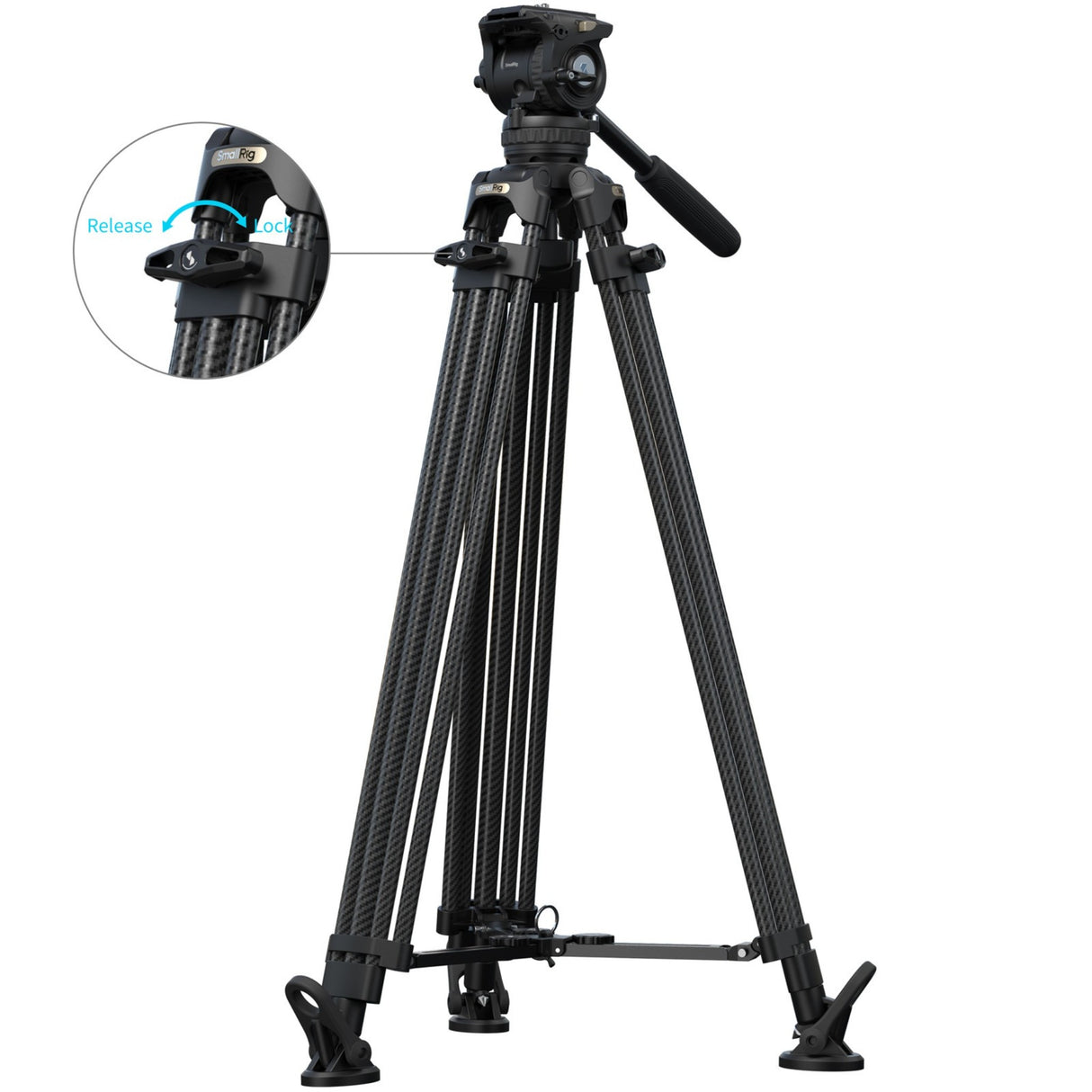 SmallRig 5580 FSD16 FreeSpeed Heavy-Duty Carbon Fiber Tripod
