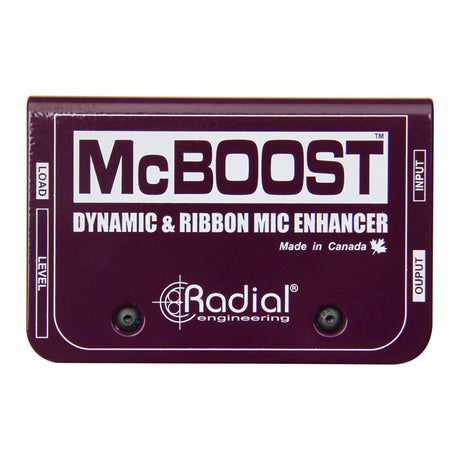 Radial McBoost Microphone Signal Intensifier Preamp