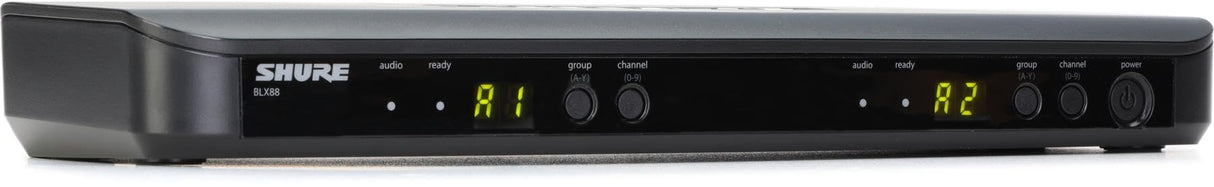 Shure BLX88 Dual Wireless Receiver - H10: 542-572 MHz