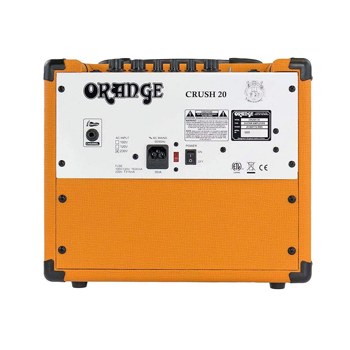 Orange CRUSH20 20Watt Guitar Amp Combo Orange - amps