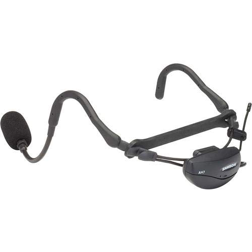 Samson AH7 Transmitter with Qe Fitness Headset Microphone K1 489.050 MHz