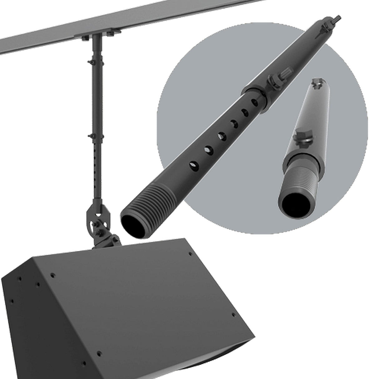 Adaptive Technologies PIPE-150-1015 10 to 15-Inch Adjustable 1.5-Inch Telescoping Pipe Adapter