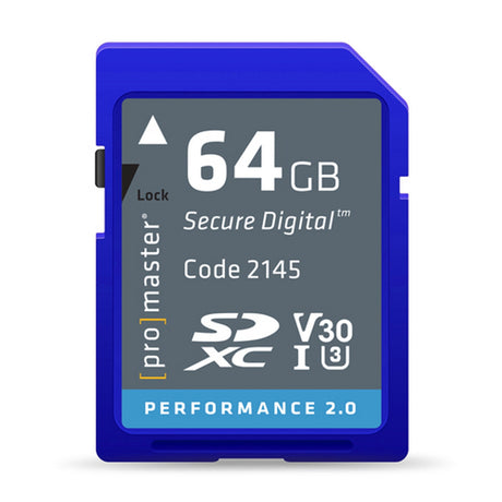 ProMaster SDXC Performance 2.0 Memory Card 64GB