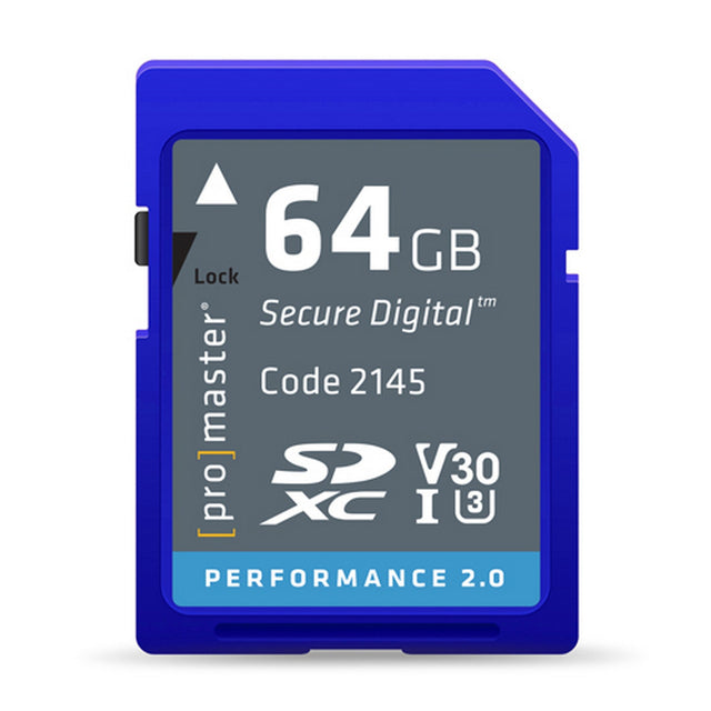 ProMaster SDXC Performance 2.0 Memory Card 64GB