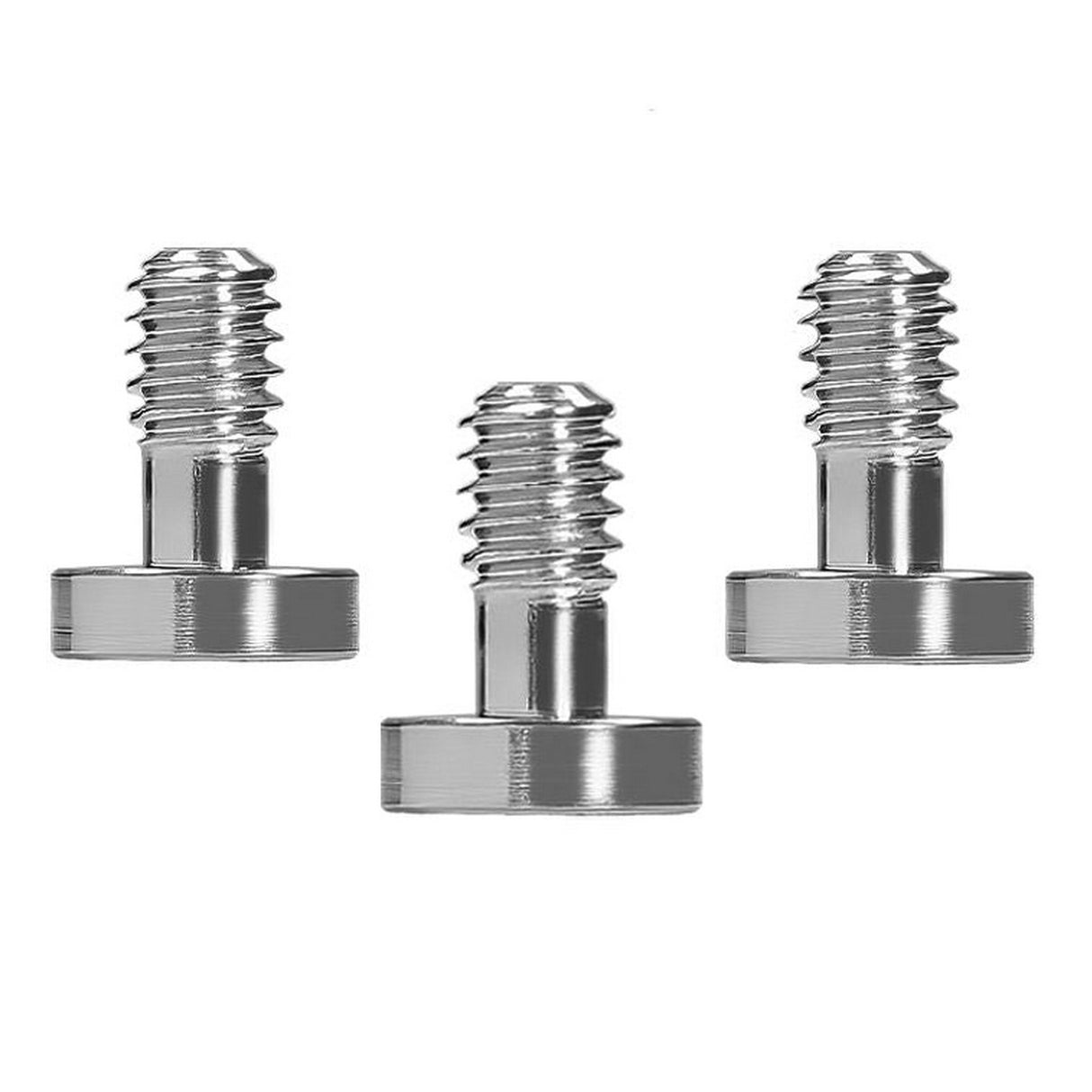 Kondor Blue Replacement Mini Lock Bolt Pack for Quick Release Plates - 1/4’’-20 Long / 3 Pack