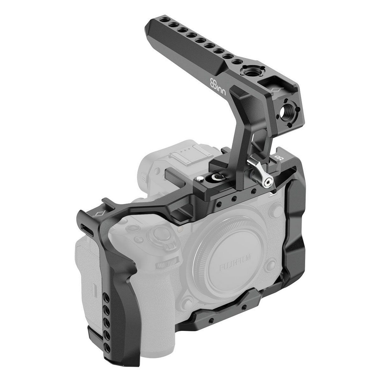 8Sinn 8-FX-H2S + 8-THBCROW Camera Cage with Black Crow Top Handle for Fujifilm X-H2/X-H2S