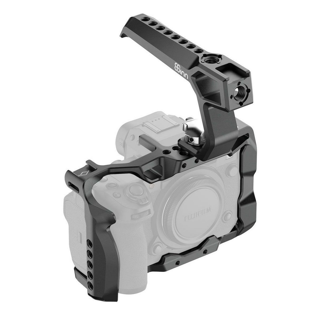 8Sinn 8-FX-H2S + 8-THBRAVEN Camera Cage with Black Raven Top Handle for Fujifilm X-H2/X-H2S