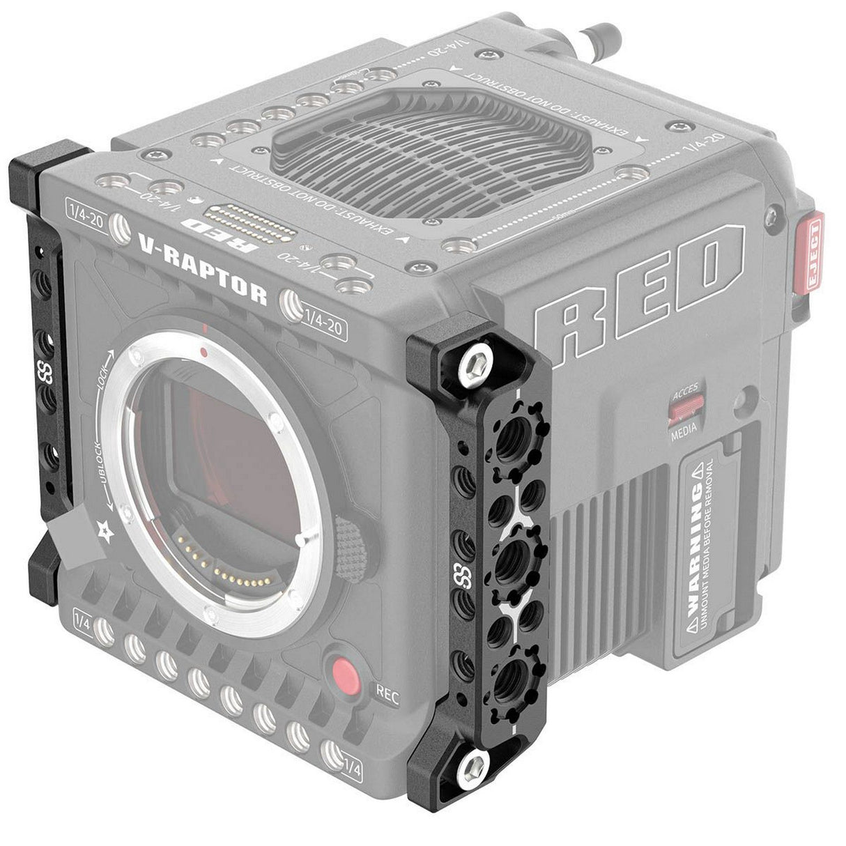 8Sinn 8-RSP-RR Right Side Plate for RED V-Raptor 2 Pack