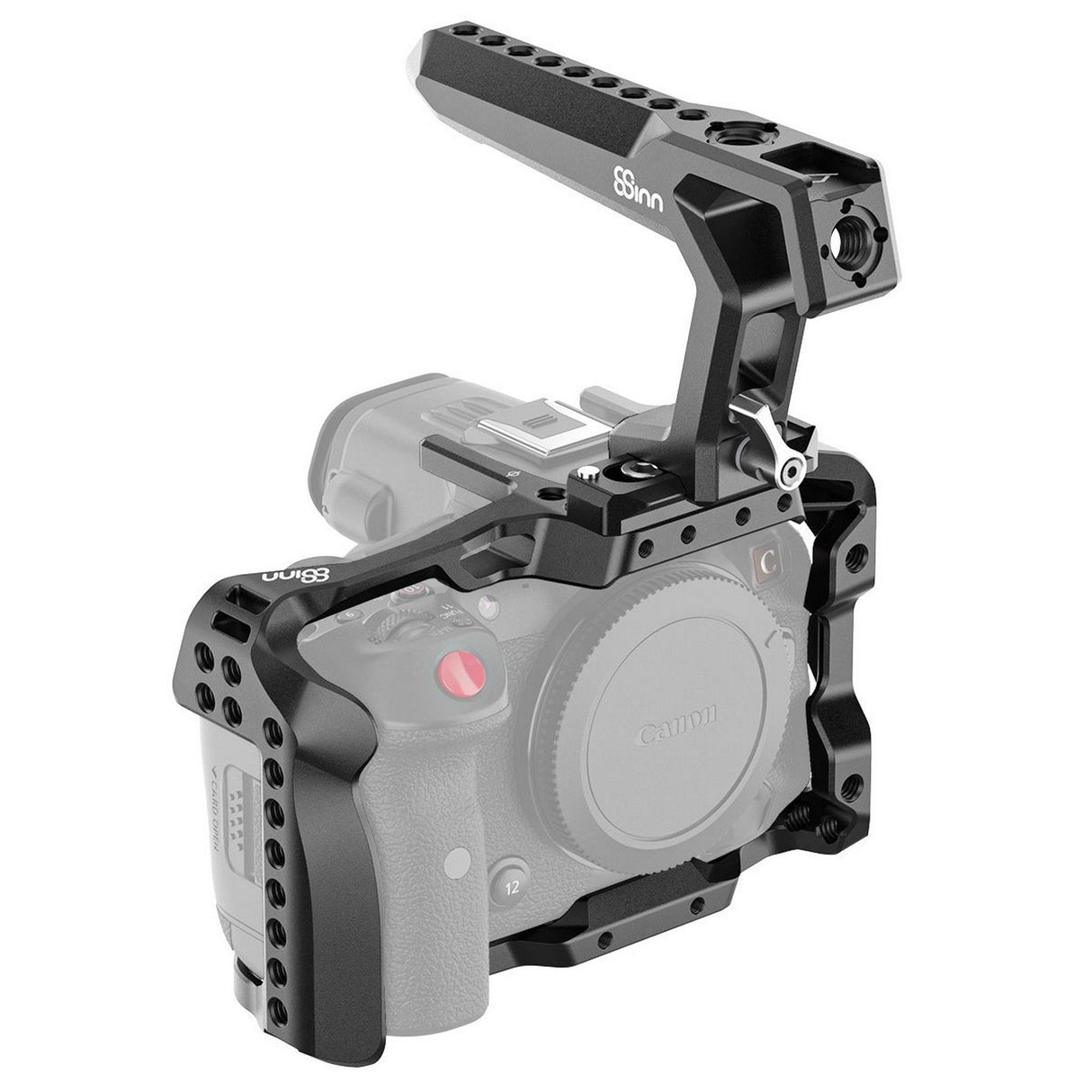 8Sinn 8-CR5C C + 8-THBCROW Cage for EOS R5C with Black Crow Top Handle