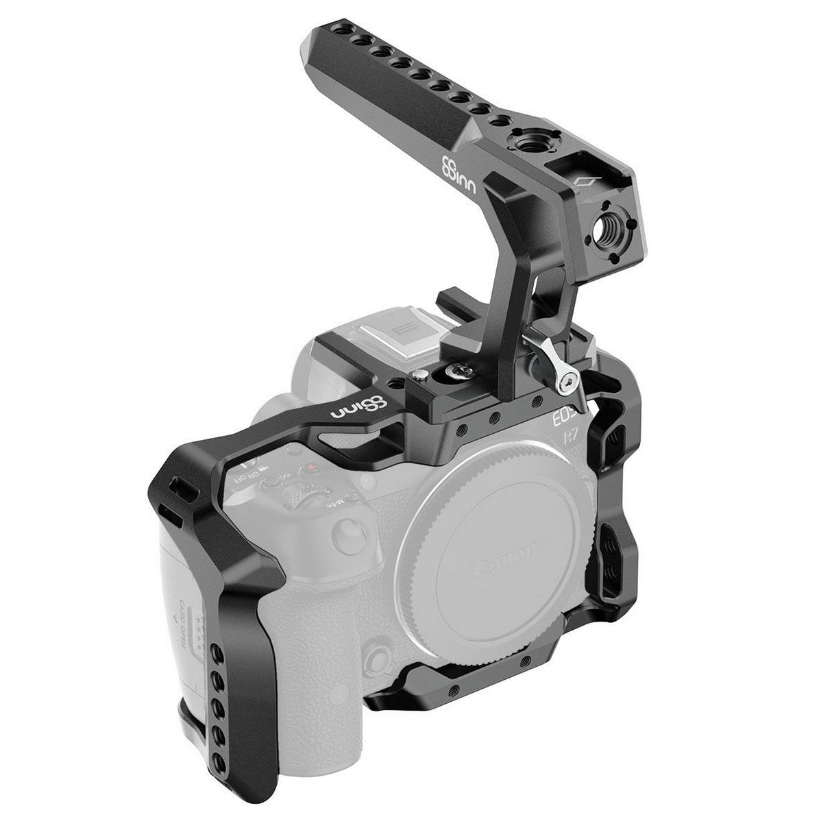 8Sinn 8-CR7C C + 8-THBCROW Camera Cage with Black Crow Top Handle for Canon EOS R7