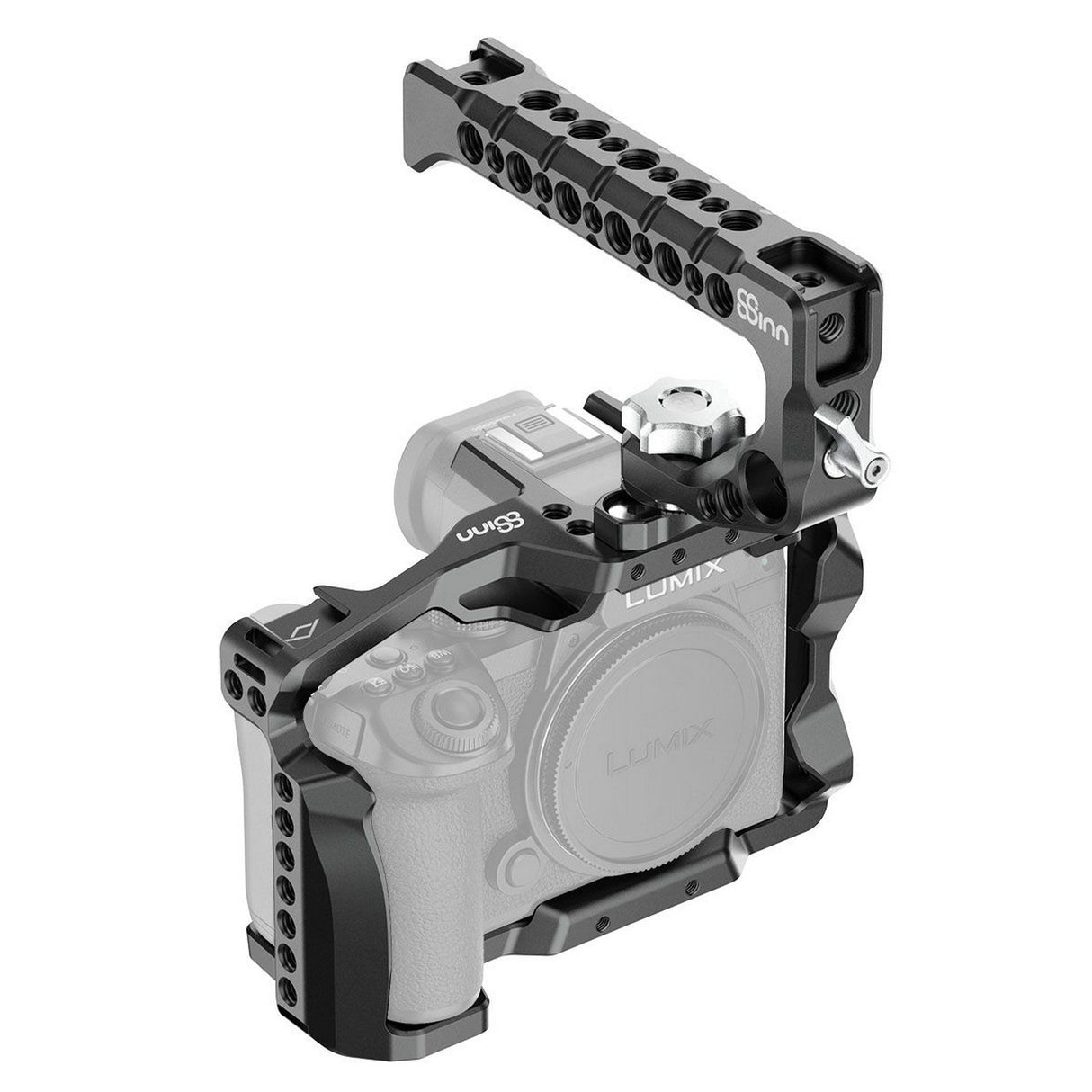 8Sinn 8-PS5II C + 8-THSV2 Camera Cage with Scorpio Top Handle for Panasonic Lumix S5II/S5IIX