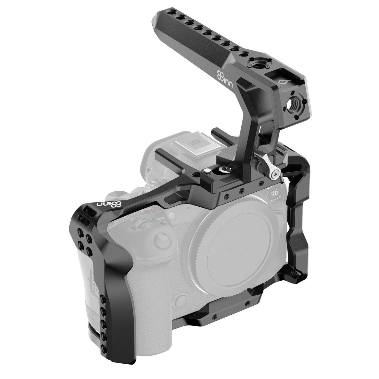 8Sinn Camera Cage for Canon EOS R R5 R6 and R6M II with Black Crow Top Handle