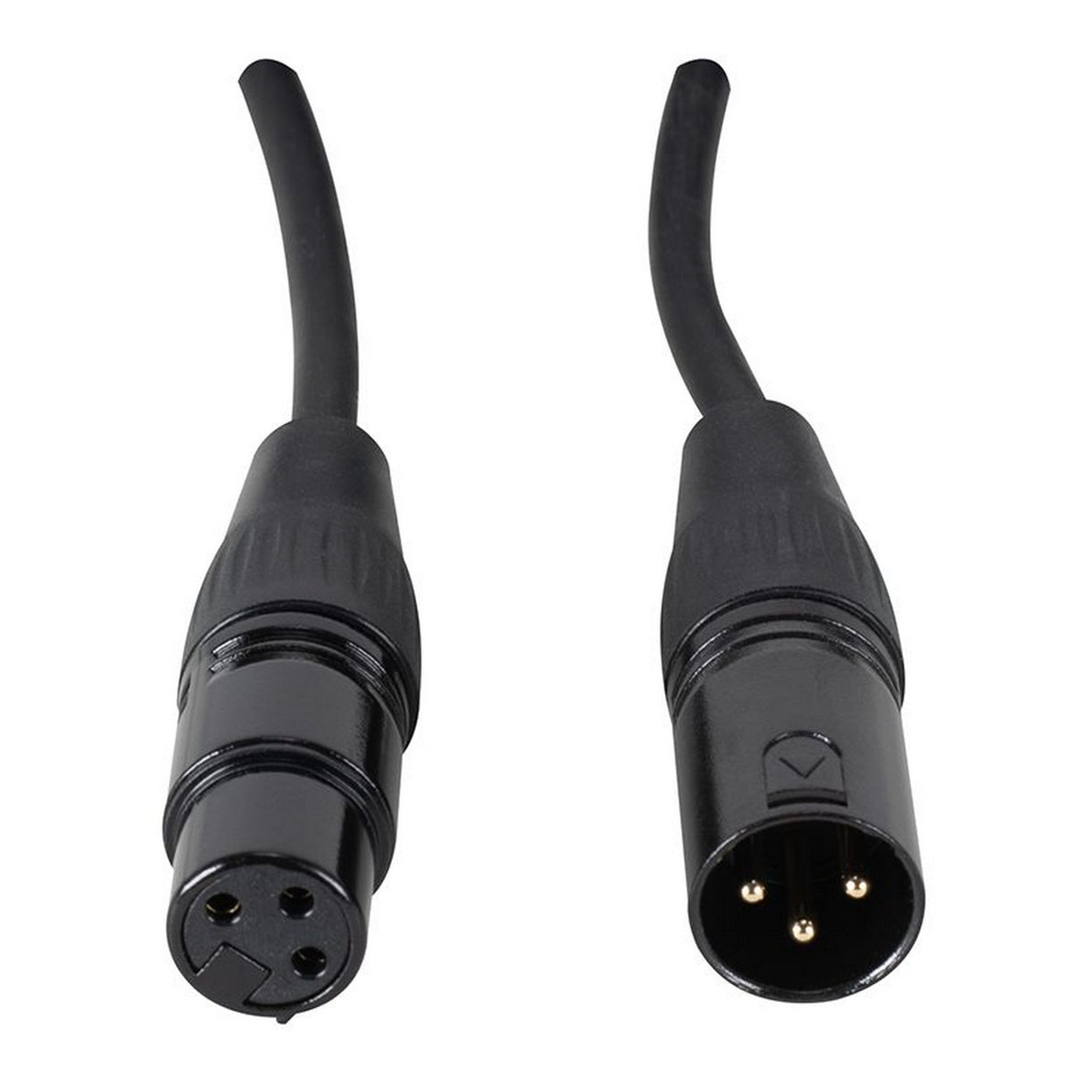 Accu Cable XL3A 3-Foot 3-Pin XLR Male to XLR Female Cable