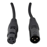 Accu Cable XL6A 6-Foot 3-Pin XLR Male to XLR Female Cable