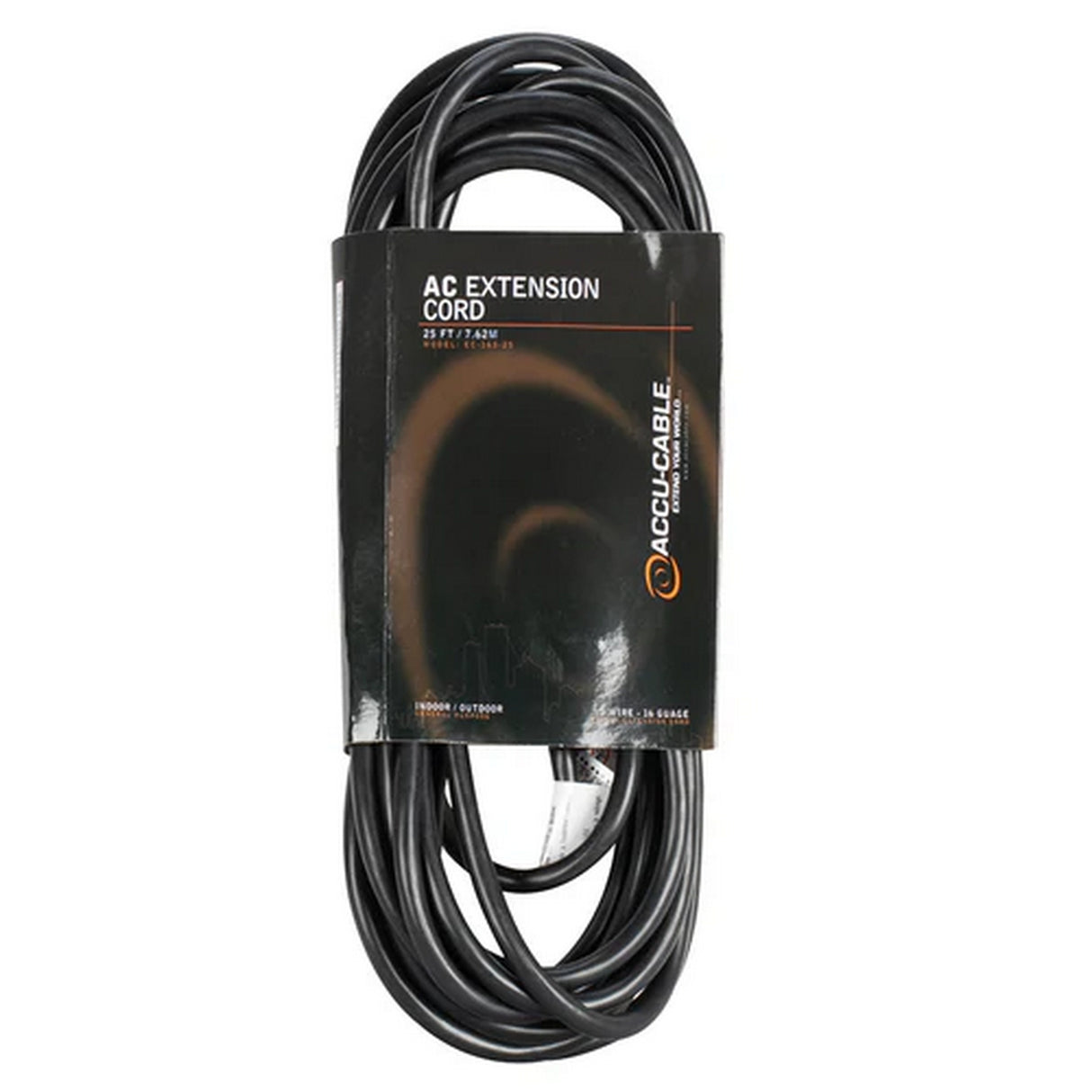 Accu Cable EC16325 16 Gauge Extension Cord, 25-Feet