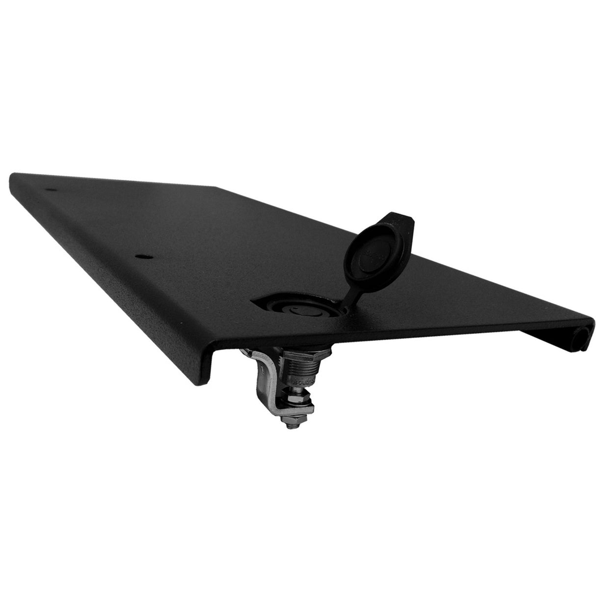 Ace Backstage Co. 124L1BK Double Wide Pocket/Locking Lid with Butterfly Lock Black