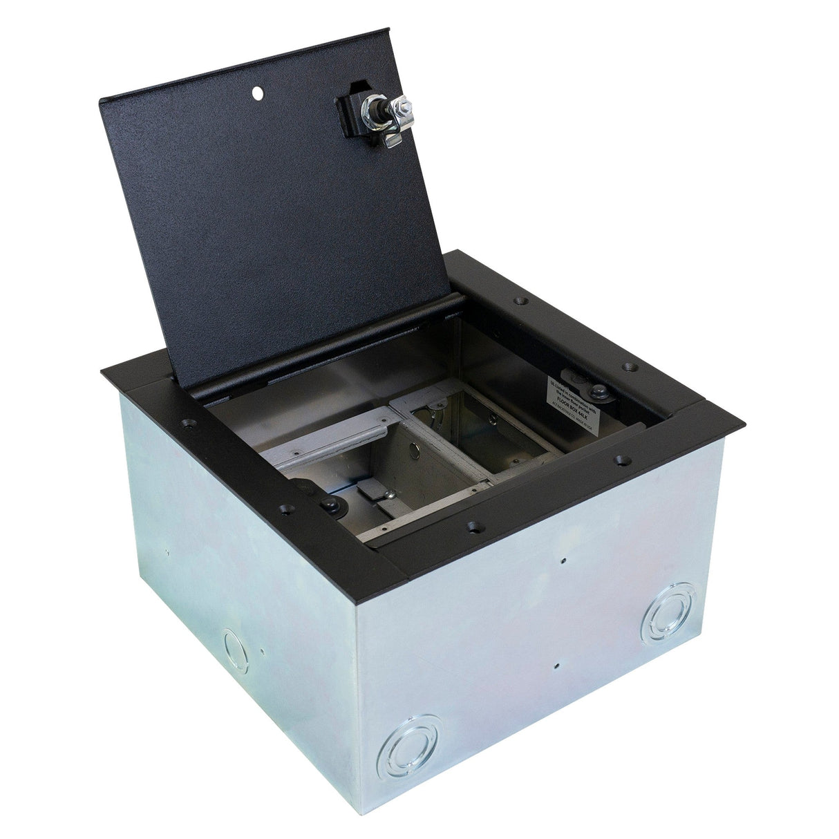 Ace Backstage Co. 132L3BK Super Pocket/Locking Lid with Hex Lock Black