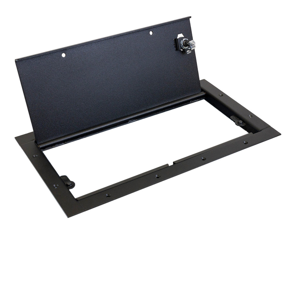 Ace Backstage Co. BZ134L2BK Super Double Wide Stage Pocket Assembly Flat Head Locking Lid Black