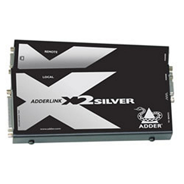 ADDER X2 Silver KVM Extender with CAT5 Support