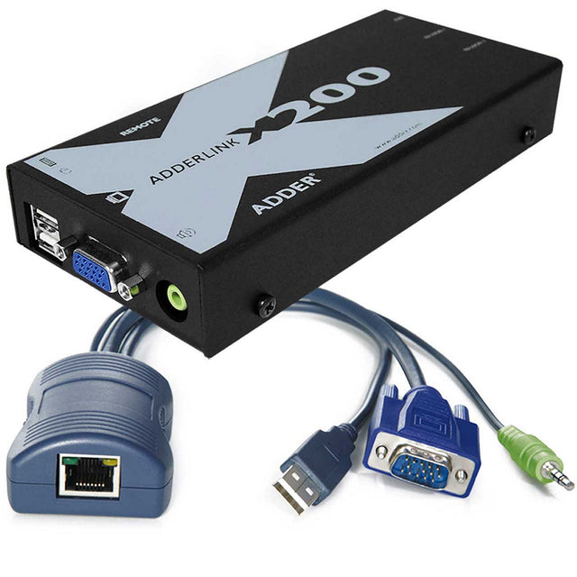 ADDER X200AS USB/P US High Performance USB KVM Station